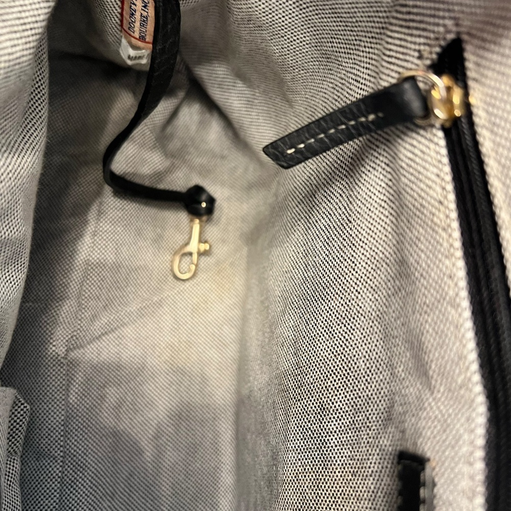 Dooney & Bourke Pebbled Leather Domed Satchel - Picture 9 of 14